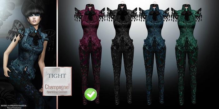 (C)TIGHT Pink By CHAMPAGNE!sparkling couture