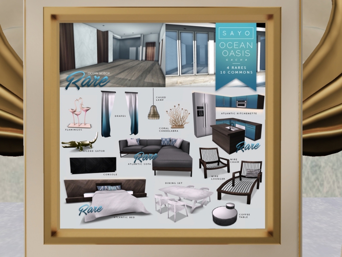 SAYO - Ocean Oasis Gacha - Dining Set COMMON