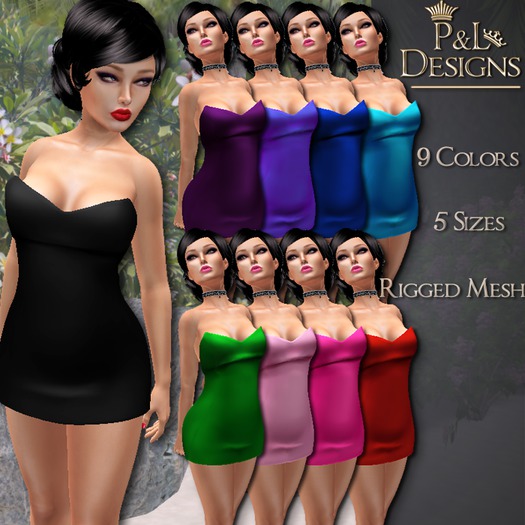 [P&L] - Little Dress w/Texture Changing Hud (9 colors!)