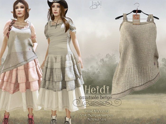 !gO! Heidi camisole - Beige