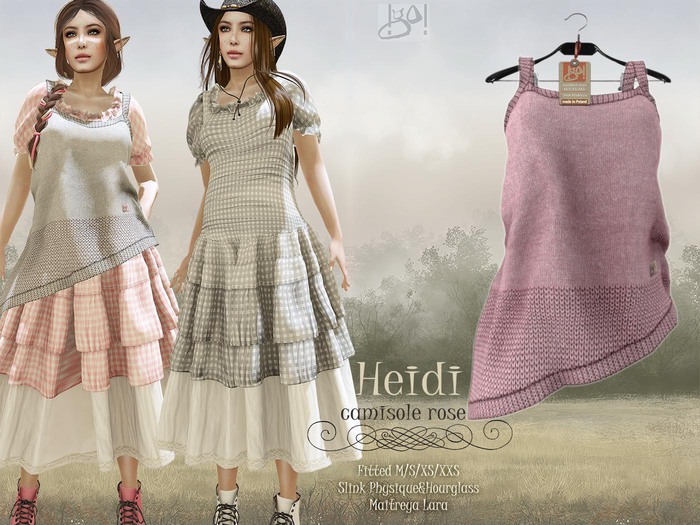 !gO! Heidi camisole - Rose
