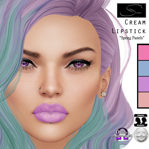 [Stellar] Cream Lipstick "Spring Pastels" (OMEGA / LELUTKA)