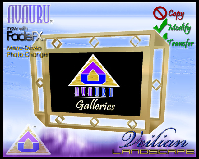 Veilian Landscape Picture Frame - Golden Eye