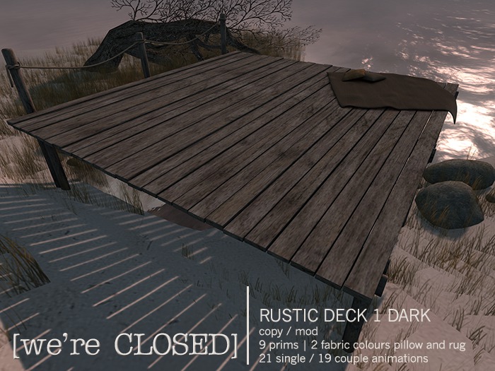 [we're CLOSED] rustic deck 1 dark