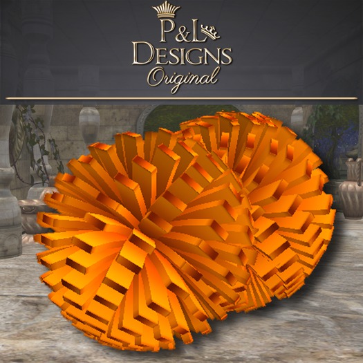 [P&L] Orange Pom Poms