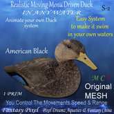 FC- Realistic Moving Menu Driven Duck S-2 you control