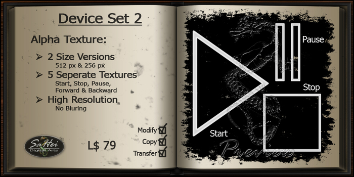 :::: SaHei :::: Device Set 2 Alpha Texture Pack FULLPERM
