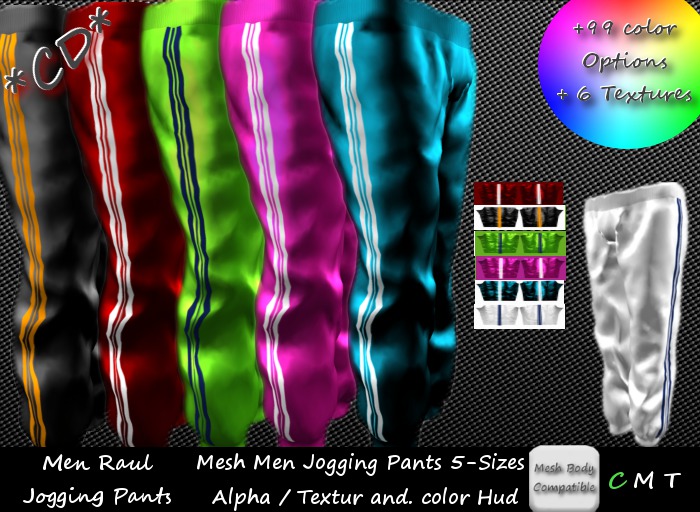 *CD*  Raul Jogging Pants Mesh ( With Color Textur Hud )