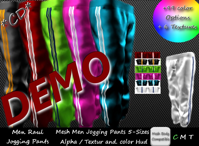 *CD*  Raul Jogging Pants Mesh DEMO