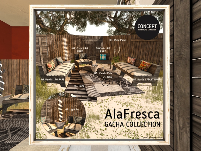 Concept} *08. AlaFresca. Chair I - PG - RARE