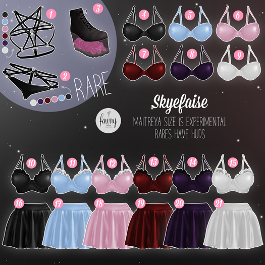 Fawny - Skyefaise.Bra (5) - Blue - Maitreya Experimental