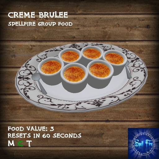 )<SF>( Creme Brulee