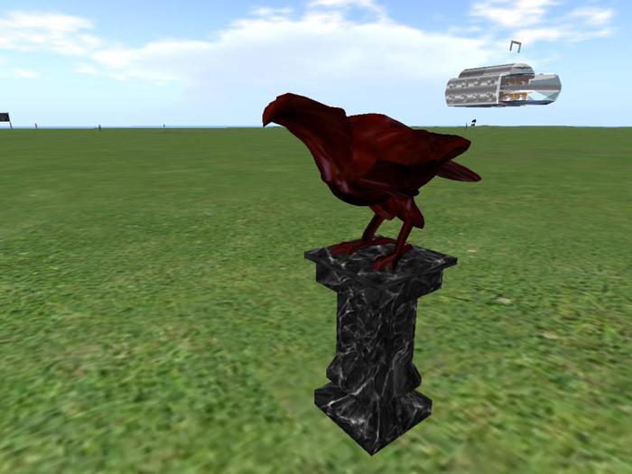 preditor bird raven tip jar