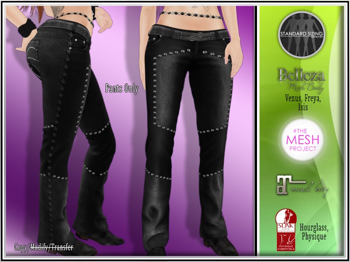 EFD_69 Black Leather Pants