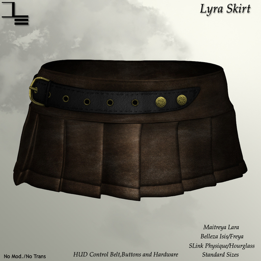 DE Designs - Lyra Skirt - Old Leather