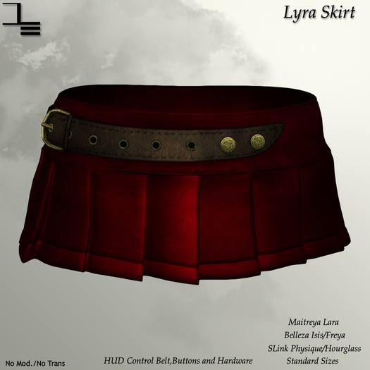 DE Designs - Lyra Skirt - Red