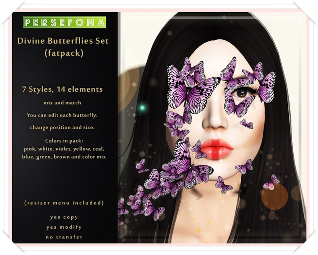 Persefona Divine Butterflies SET (fatpack)