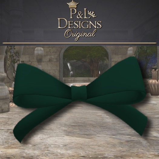 [P&L] Green Hair Ribbon
