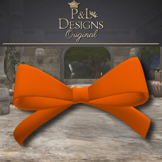 [P&L] Orange Hair Ribbon