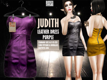 !gO! Judith leather dress - Purple