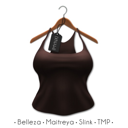 {MYNX} Simple Tank - Brown