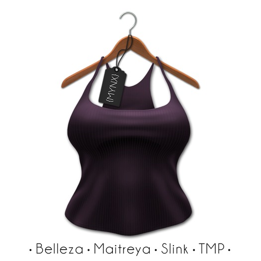 {MYNX} Simple Tank - Plum