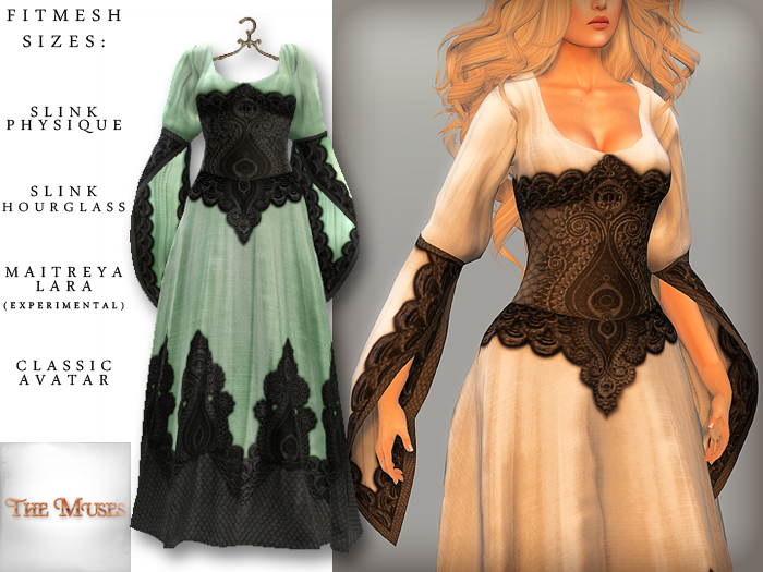 The Muses ~ Innocent . Black/Mint