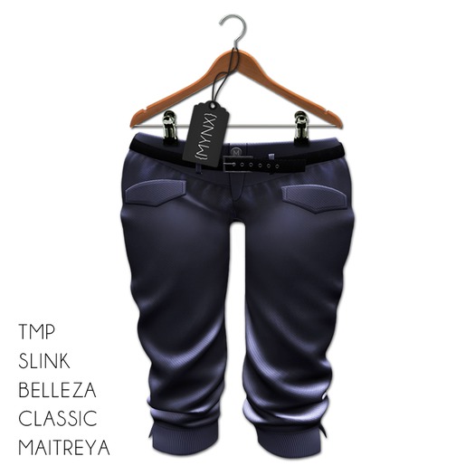 {MYNX} Pocket Capri's - Blue