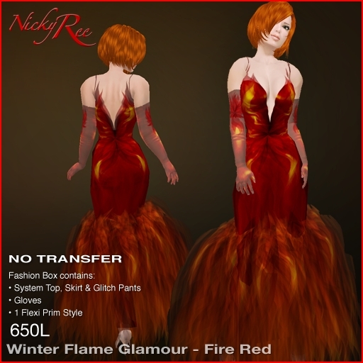 strapless open back dress The Enchanted Flame Red Maxi Dress main image 1