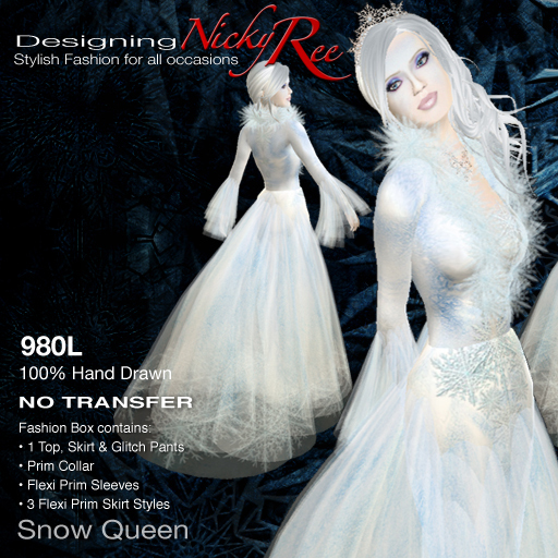 Nicky Ree Gowns - Snow Queen Gown