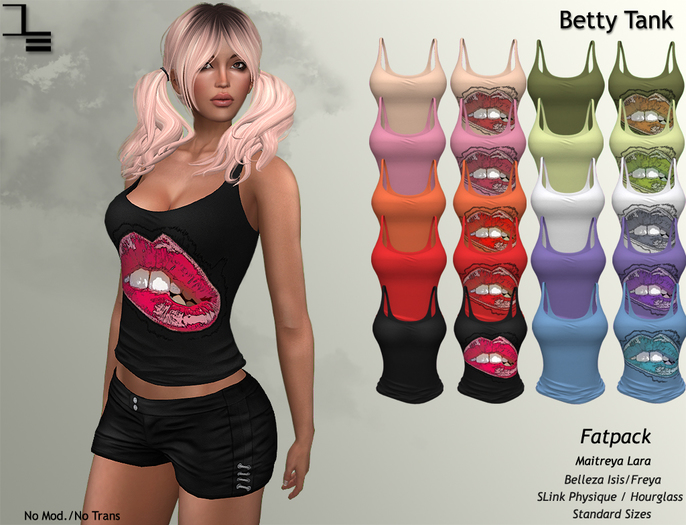 DE Designs - Betty Tank - Fatpack