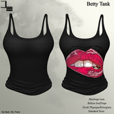 DE Designs - Betty Tank - Black