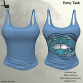 DE Designs - Betty Tank - Blue