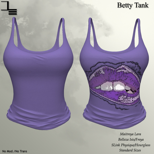 DE Designs - Betty Tank - Lavender