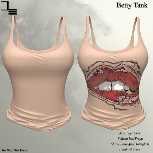 DE Designs - Betty Tank - Peach