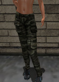 P024 PERIL cargo pants camo