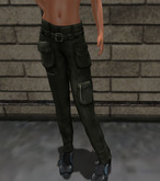 P024 PERIL cargo pants khaki