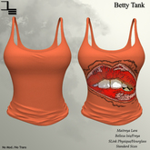 DE Designs - Betty Tank - Tangerine