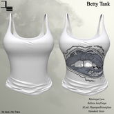 DE Designs - Betty Tank - White