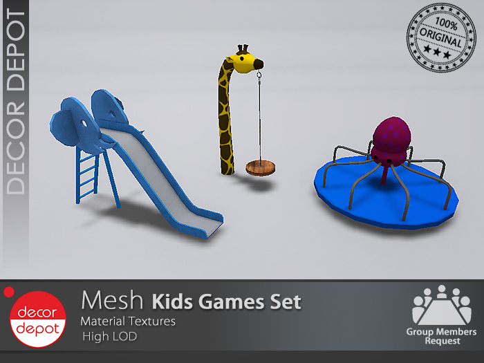 [DD] - FULL PERM Kids Games Set