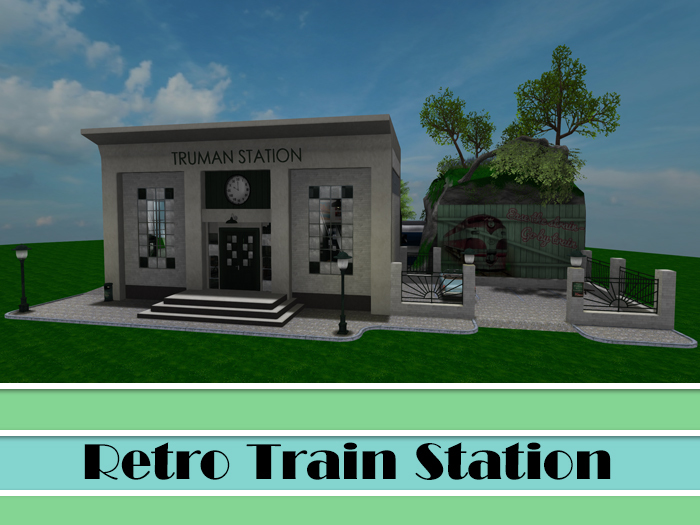 << FIN >> Retro Train Station