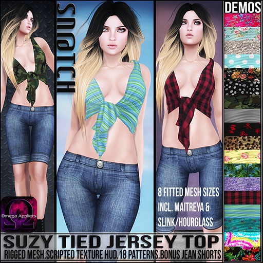 :::Sn@tch Suzy Variety Tied Tops (All Sizes-COPY):::