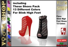 YM SHOP FREE GROUP GIFT Fiess Slink High Shoes