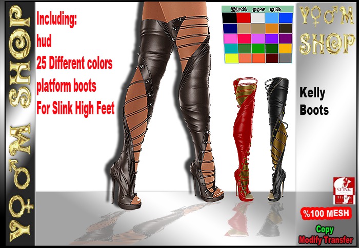 YM SHOP_Kelly Boots High Slink