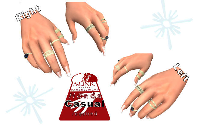 Set # 1 Gold -Slink Casual Hands