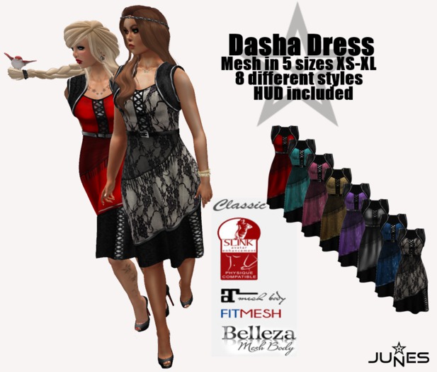 JUNES Dasha Dress with HUD