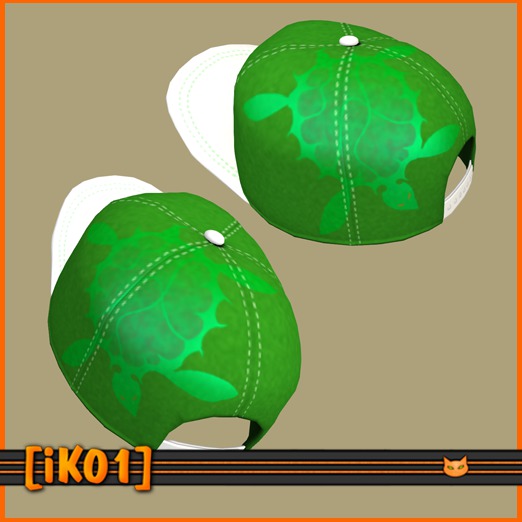 [iK01] Snapback Cap - Tribal Turtle - (Click to unpack)