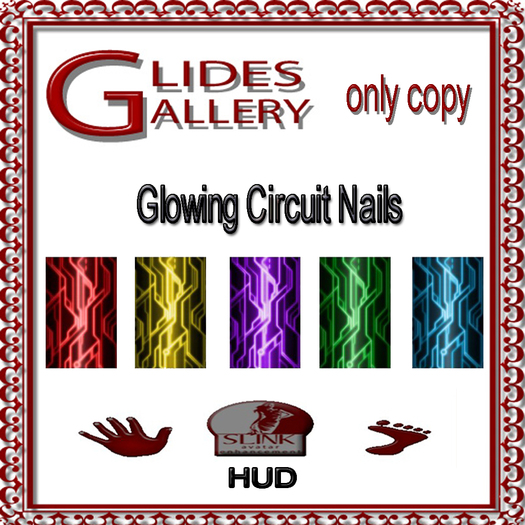 Glowing Circuits Hud