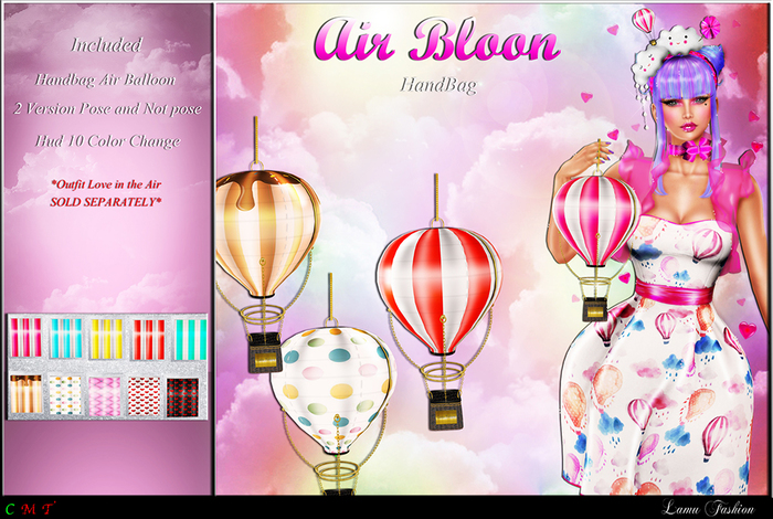 -Lamu Fashion-Air Balloon Handbag 10 Color Change