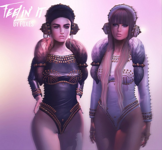Foxes - Feeling Myself - White/gold set - Lara -[box] RARE
